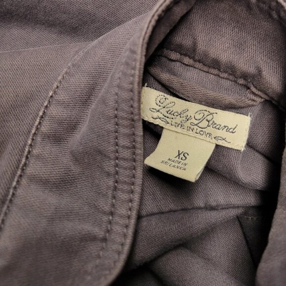 Lucky Brand Cargo Utility Spring Jacket  Gray Size XS - Picture 7 of 8